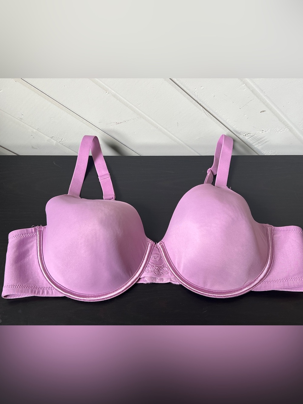 Vanity Fair Lavender Smooth T-Shirt Bra Sz44C